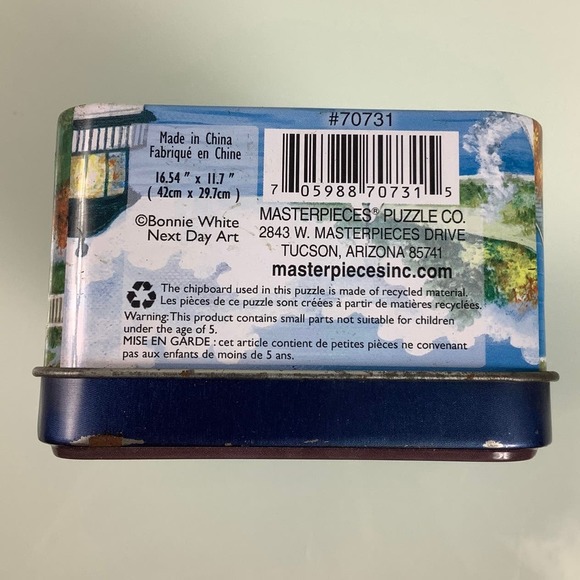 New World’s Smallest 1000 piece puzzle Watching over the bay Sealed - Picture 3 of 7